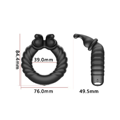 Adjustable Vibrating Penis Ring