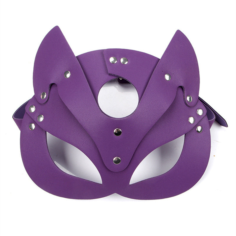BDSM Roleplay Leather Fox Face Masks