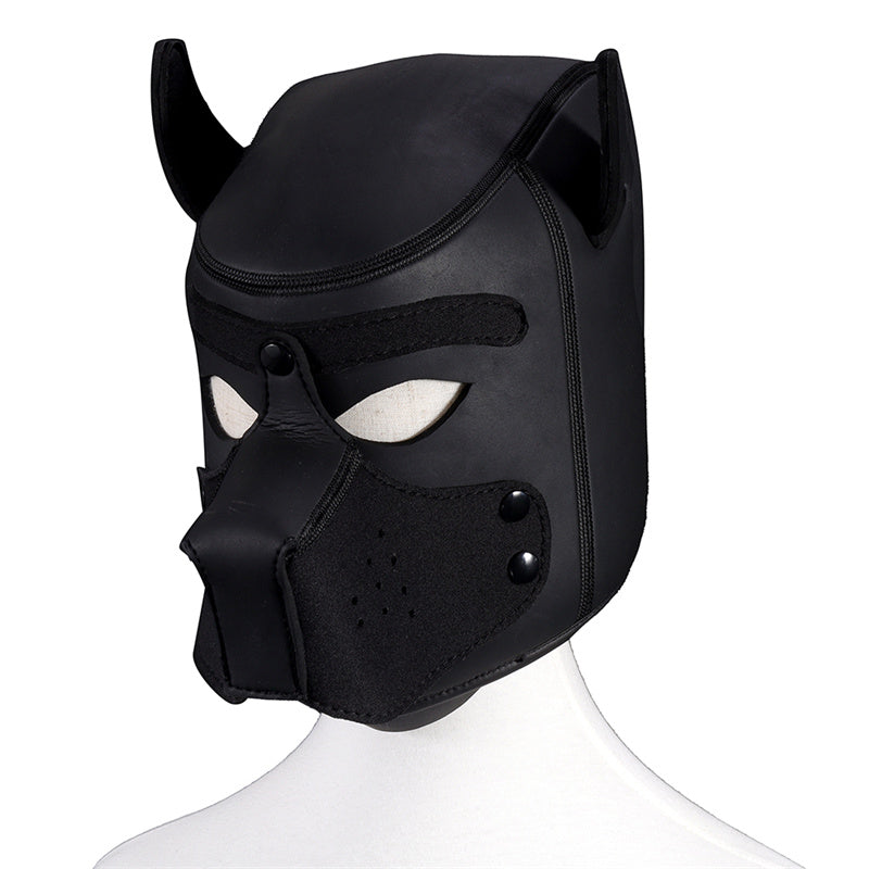 BDSM Roleplay Unisex Neoprene Dog Head Mask