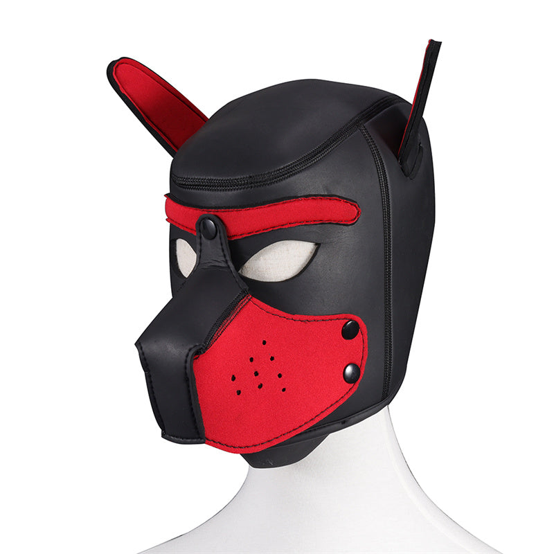 BDSM Roleplay Unisex Neoprene Dog Head Mask