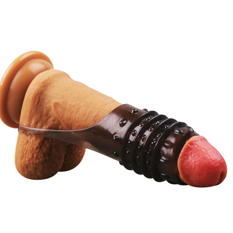 Cock Enlargement Penis Sleeve with G-spot Stimulation