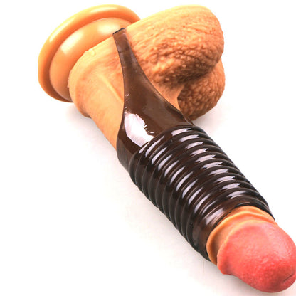 Cock Enlargement Penis Sleeve with G-spot Stimulation