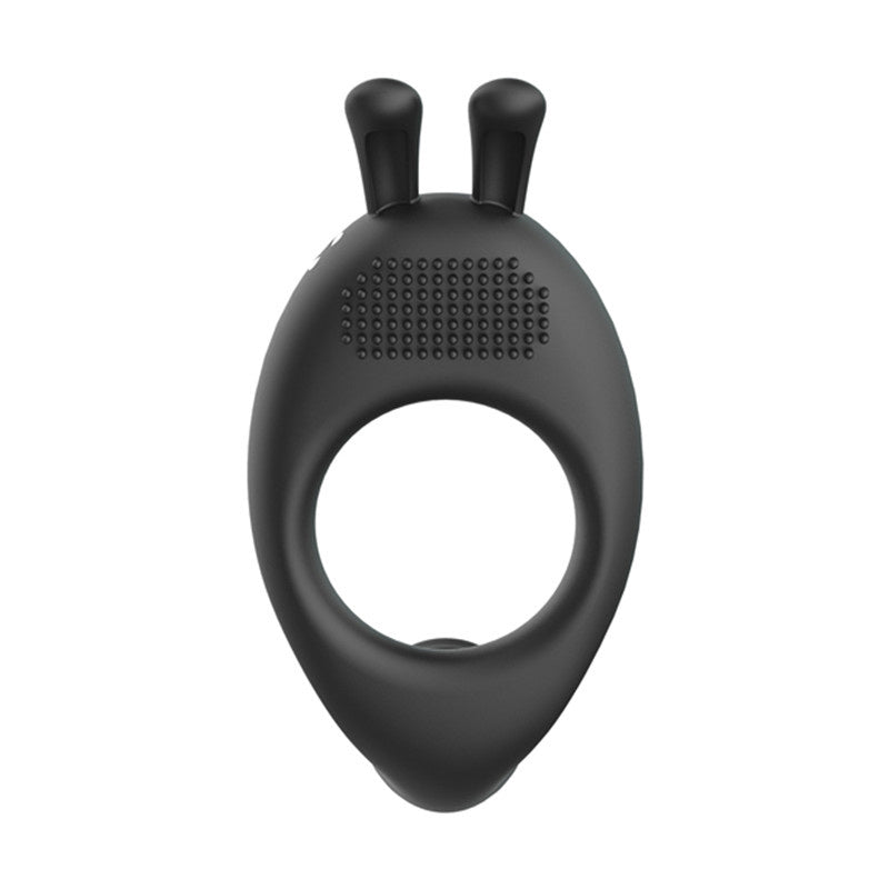 Remote Control Rabbit Vibrating Cock Ring with Butt Plug for Couple