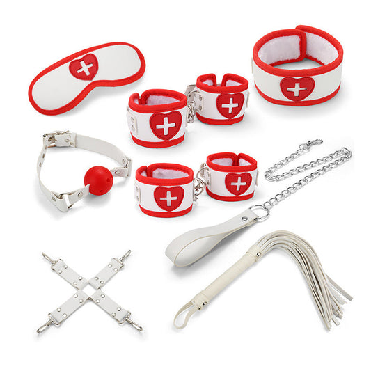 Sexy Nurse Roleplay Bondage Set Adult Toy BDSM Kit for Beginner and Advanced