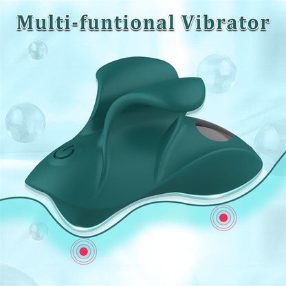 Silicone Finger Vibrator Clitoral Stimulator